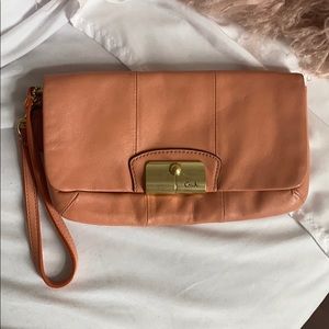 Coach Kristen Leather Wristlet